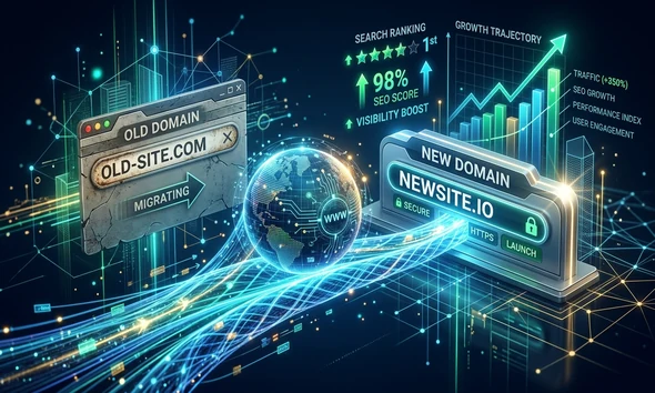 Migración de dominio web y su impacto en posicionamiento SEO