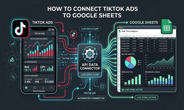 cómo conectar tiktok ads a google sheets
