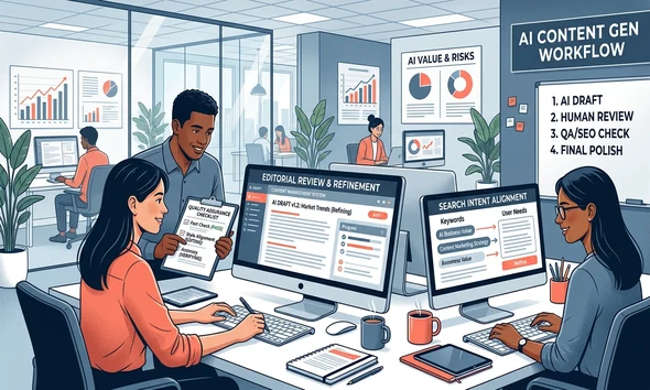 generación de contenido con ia para negocios